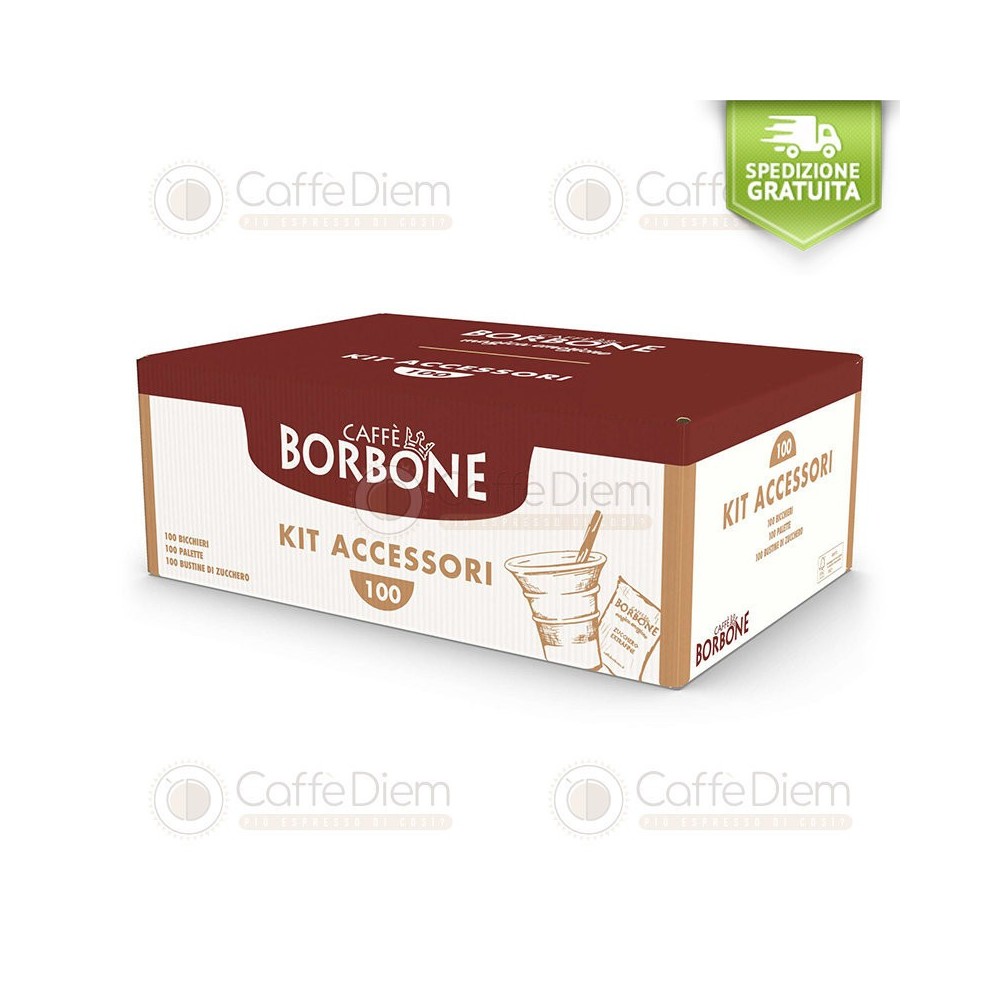 BICCHIERINI PALETTE ZUCCHERO 100 BORBONE ACCESSORI