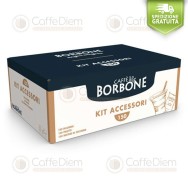 Original Borbone Accessory Kit 150 Espresso Cup, Stirrer, Sugar Bag | Caffè Diem