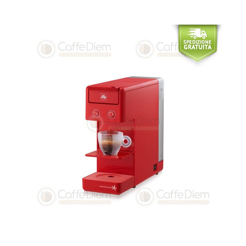Macchina Caffè illy iperespresso Capsula modello Y3.3 ROSSA