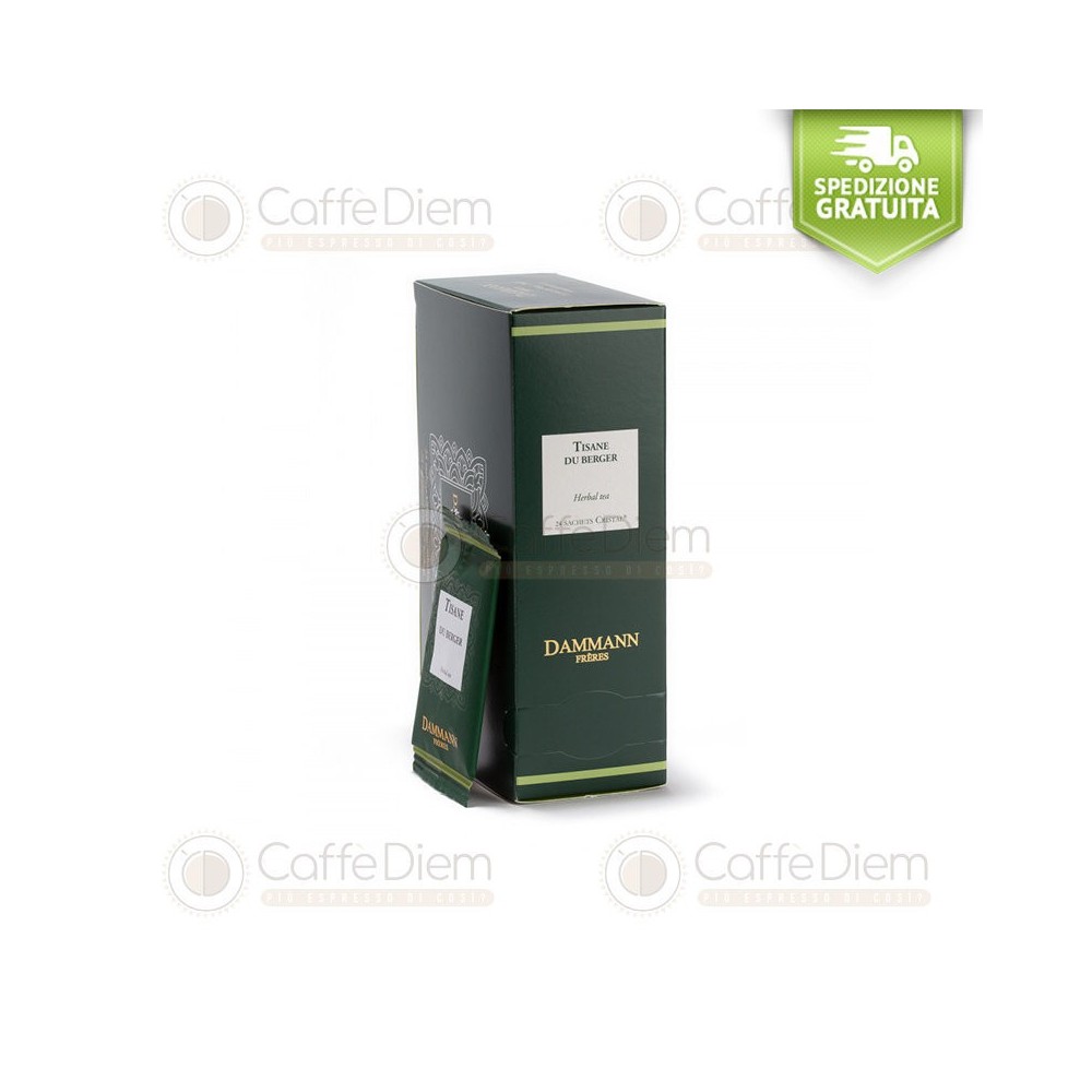 DAMMANN FRERES TISANA TISANE DU BERGER - 24 BUSTINE CRISTAL