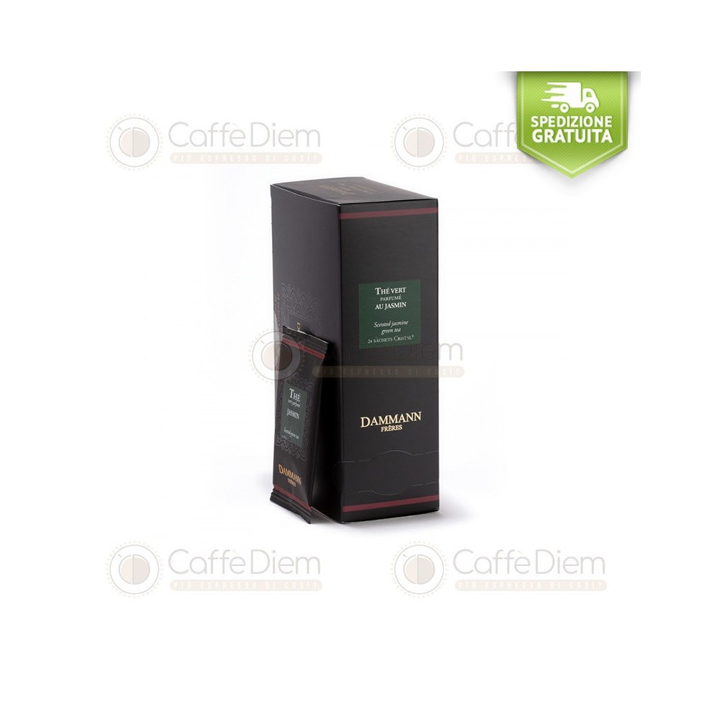 DAMMANN FRERES THE VERDE THÉ VERT AU JASMINE - 24 BUSTINE CRISTAL