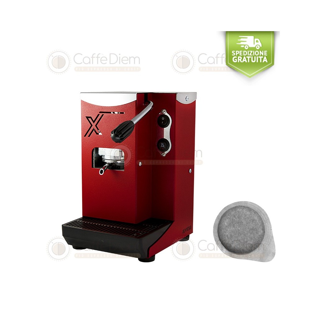 Macchina Caffè Aroma modello X a Cialde - ROSSA
