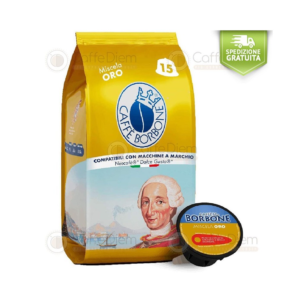 Borbone Caffè 270 Capsule Compatibili Nescafè Dolce Gusto Miscela Nera