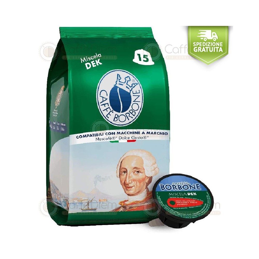 Borbone Caffè 180 Capsule Compatibili Nescafè Dolce Gusto Miscela Nera