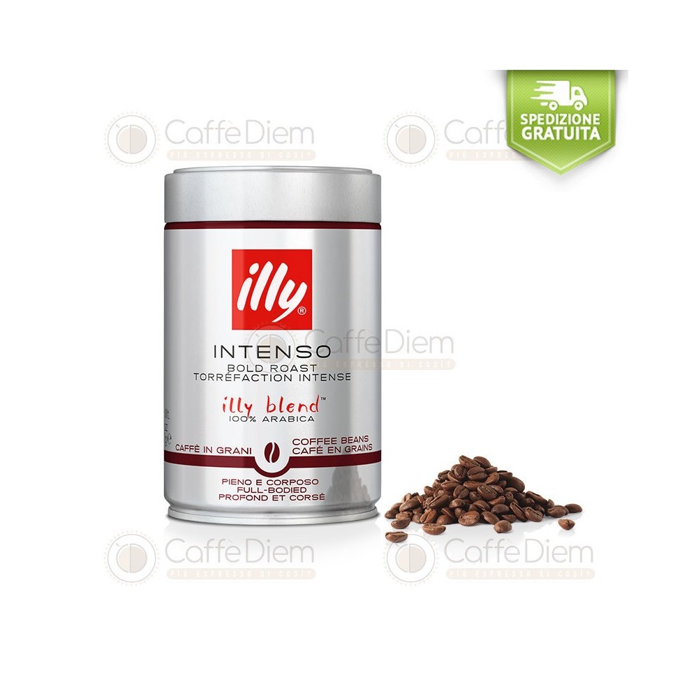 Caffè illy in grani 1Kg Tostato Intenso