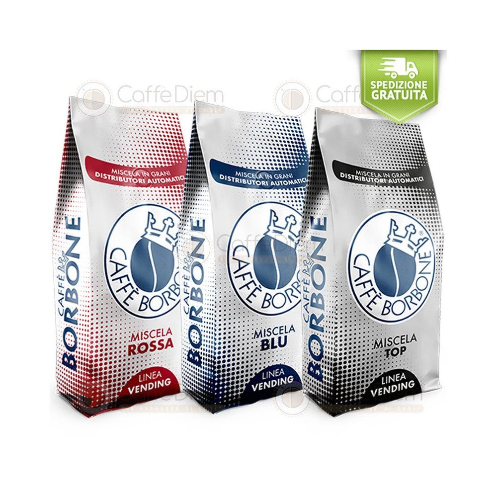 Caffè Borbone in Grani Kit Degustazione Prova 3Kg
