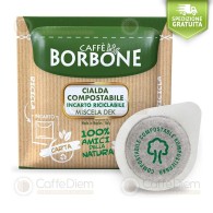 cialde caffè offerta borbone decaffeinato