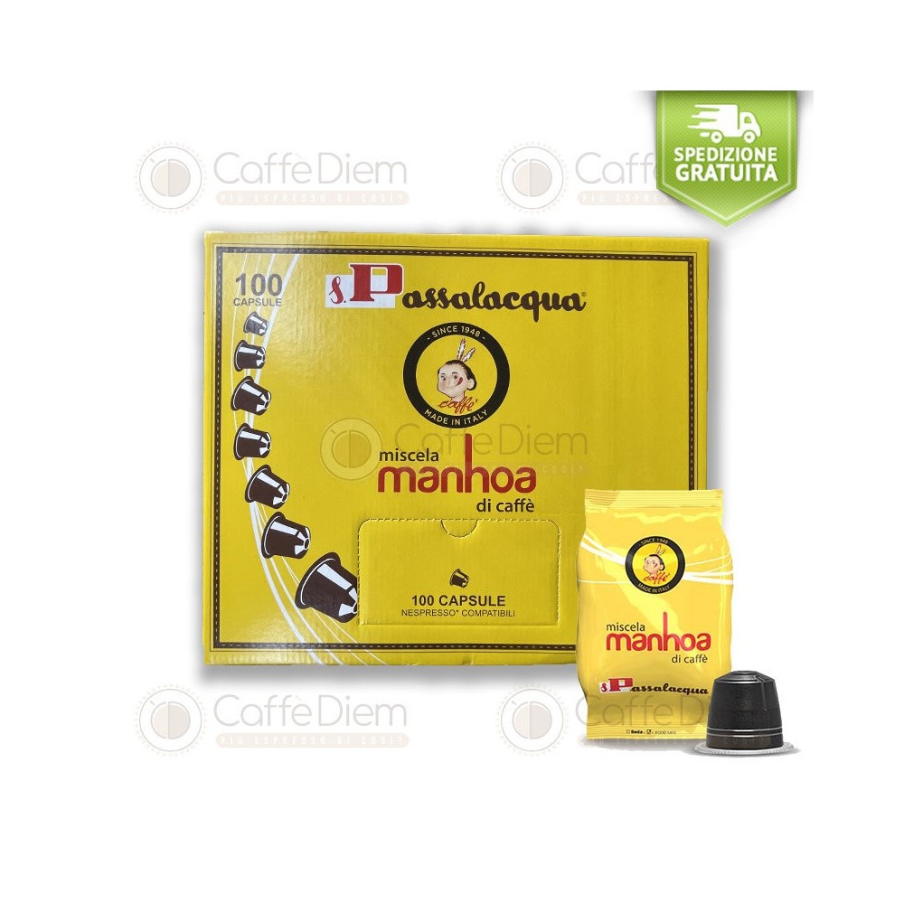 cialde Compatibili Nespresso Caffè Passalacqua Manhoa