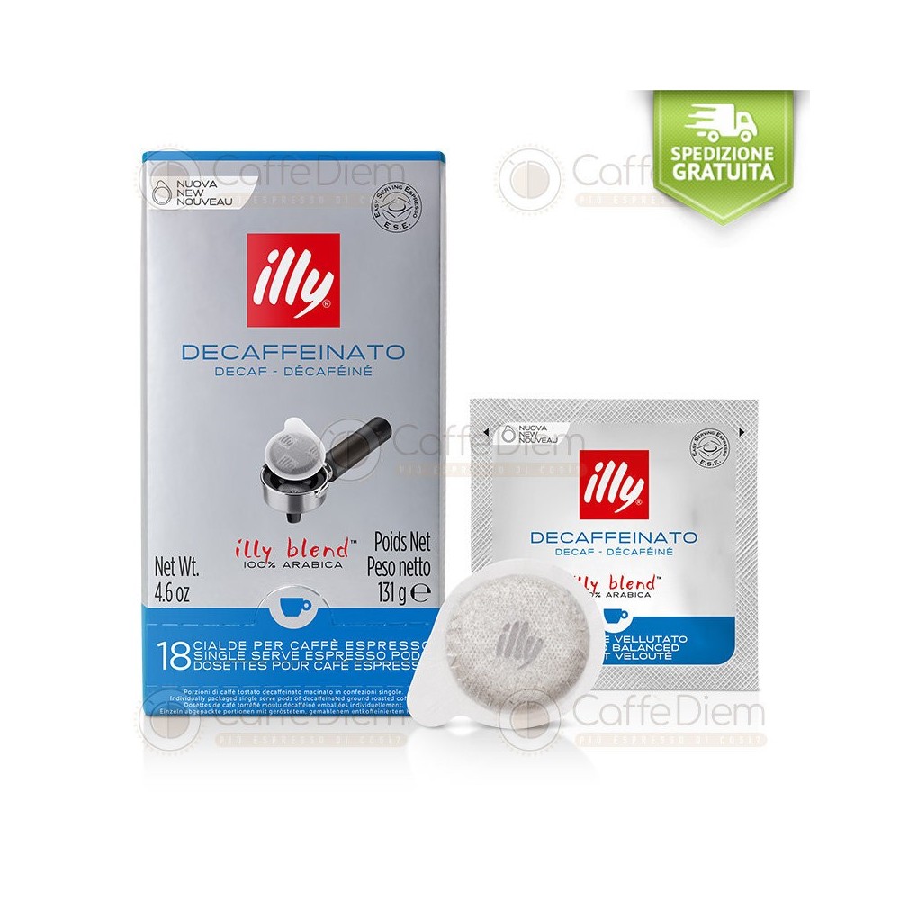 Cialde illy 108 DECAFFEINATO