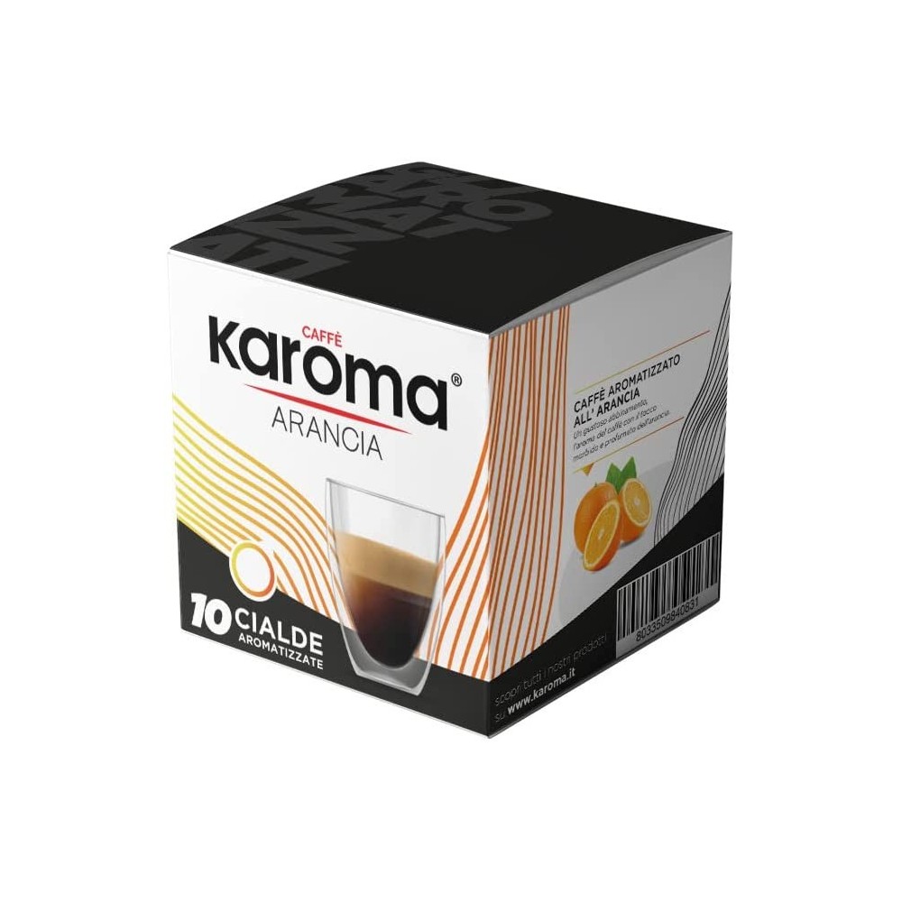 10 Cialde Caffè all'Arancia Karoma