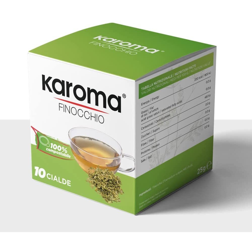 Tisana in cialde al Finocchio