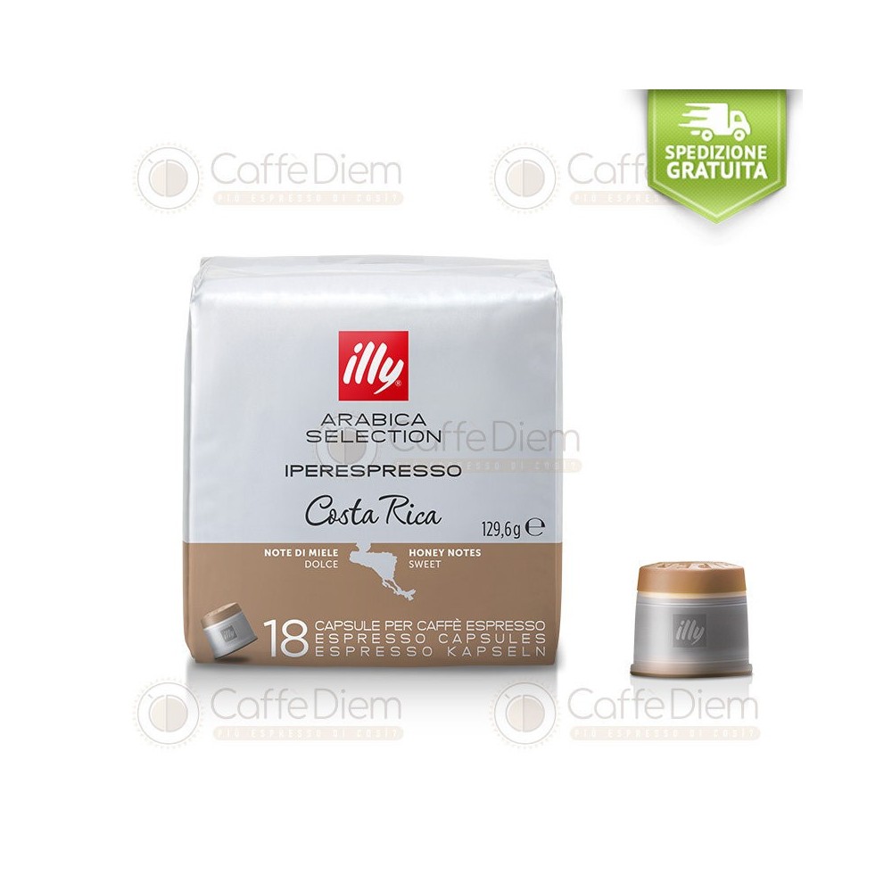 Capsule illy iperespresso 108 Costa Rica