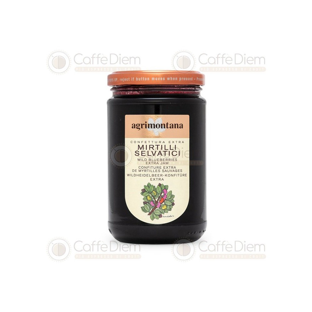 Marmellata Agrimontana Extra Mirtilli Selvatici