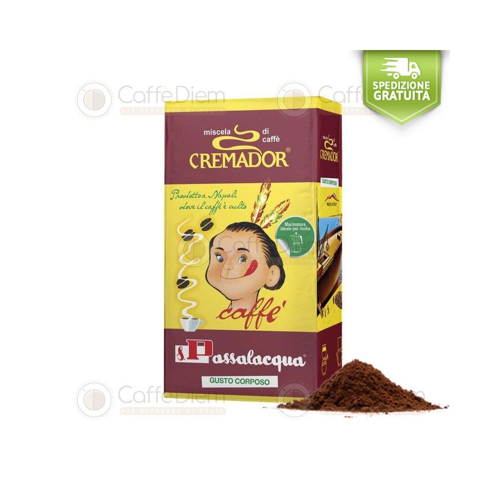 Caffè Moka Passalacqua Macinato CREMADOR 1 Kg