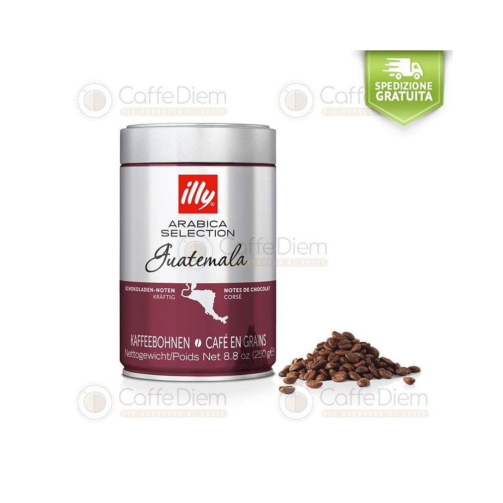 Caffè illy in grani 1Kg GUATEMALA
