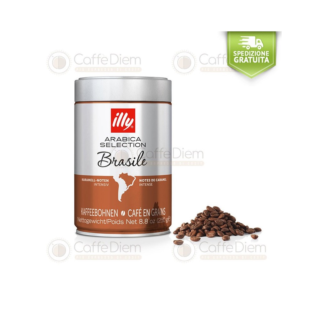 Caffè illy in grani 1,5 Kg BRASILE