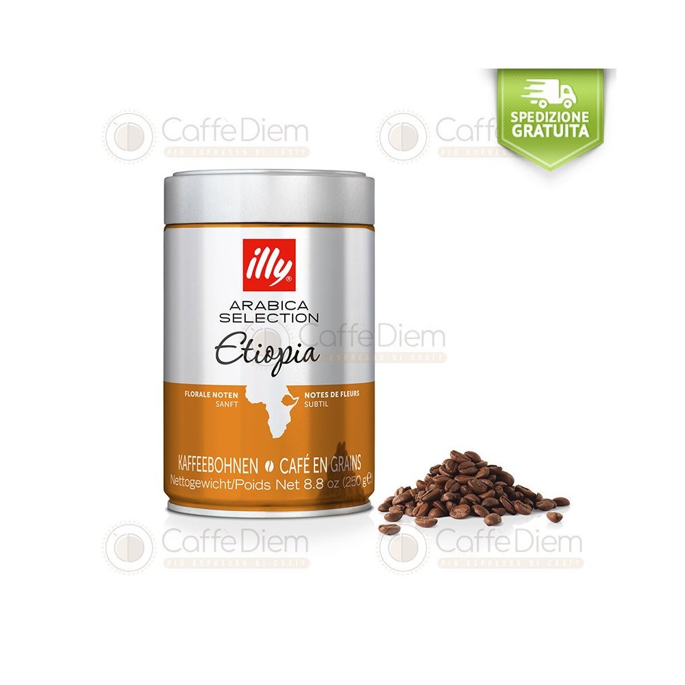 Caffè illy in grani 1,5 Kg Etiopia