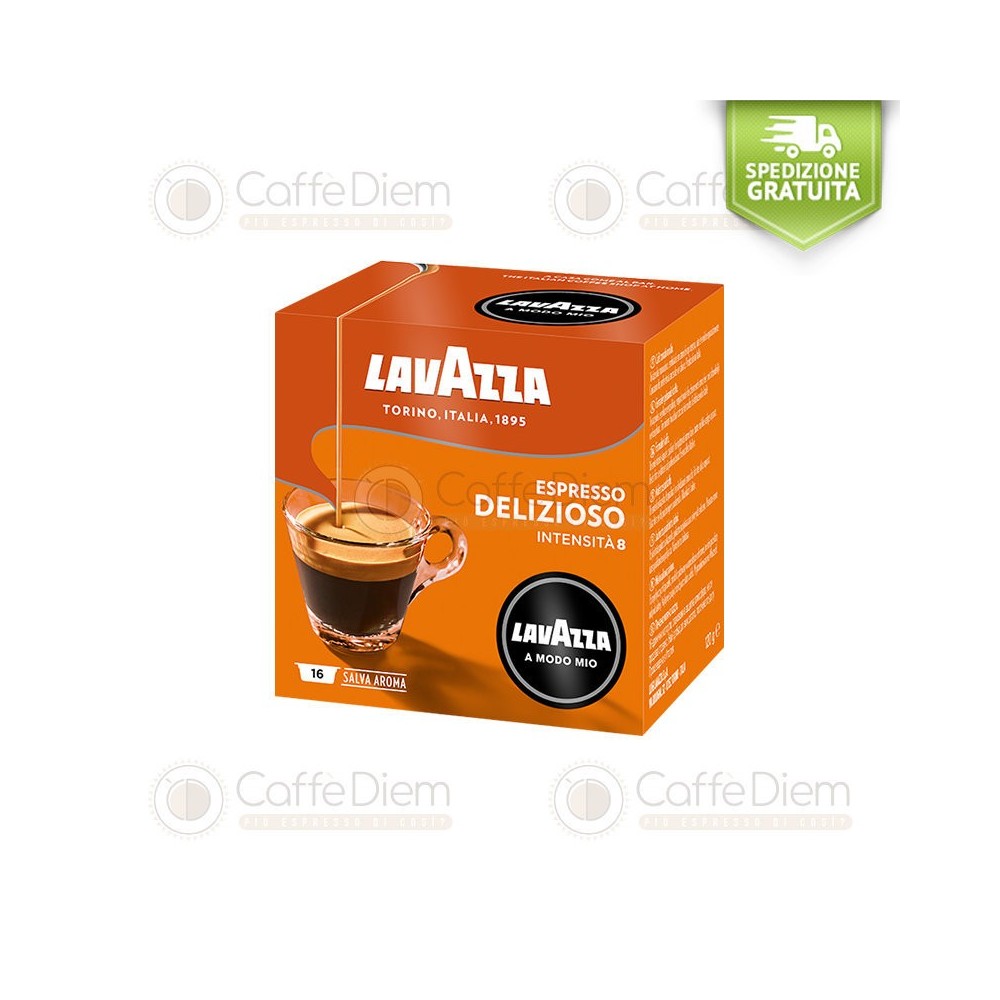 16 Capsule Caffè Lavazza A Modo Mio Delizioso