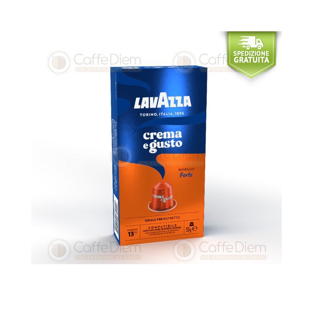 Capsules Lavazza compatibili Nespresso Crema e Gusto FORTE