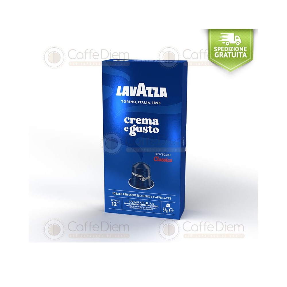 Capsules Lavazza compatibili Nespresso Crema e Gusto CLASSICO