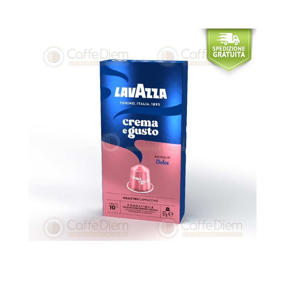 Capsules Lavazza compatibili Nespresso Crema e Gusto DOLCE