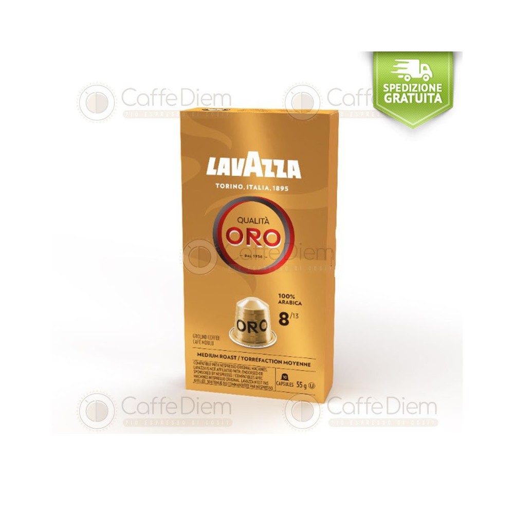Capsules Lavazza compatibili Nespresso Qualità Oro