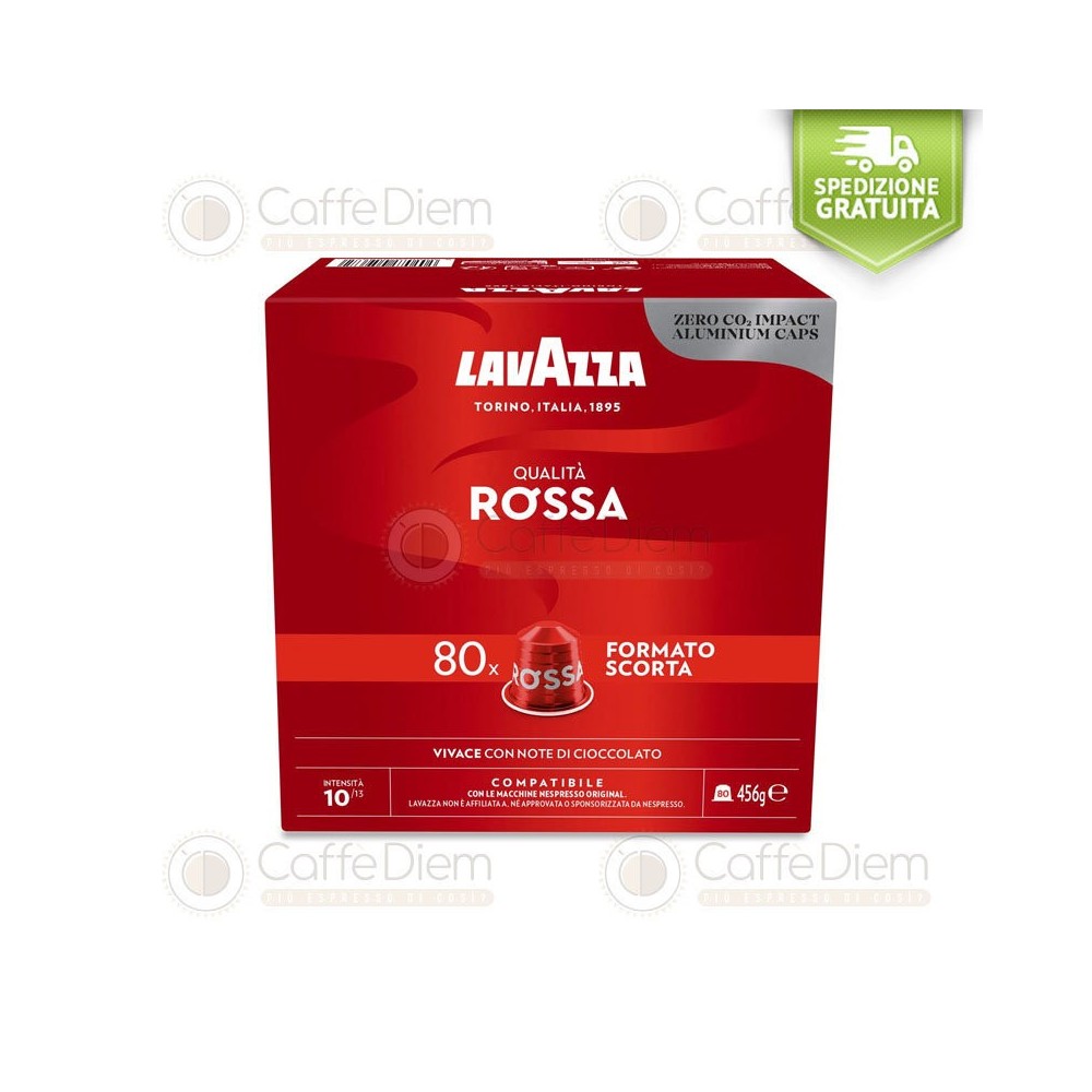 Capsule Lavazza 240 compatibili Nespresso QUALITA ROSSA