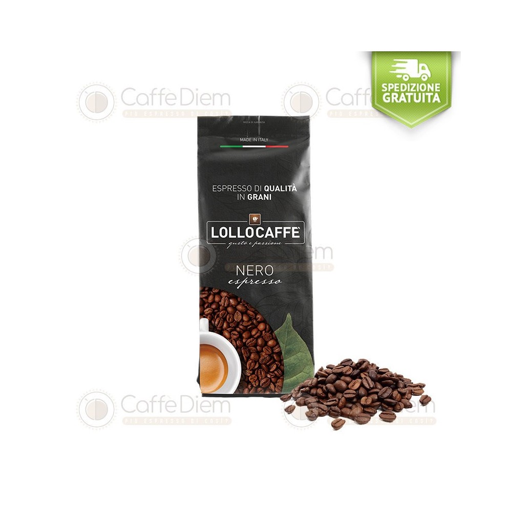Original Lollo Coffee Beans Miscela Nera Black Blend | Caffè Diem