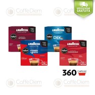 Lavazza A Modo Mio 10 Box of 36 Coffee Capsules tasting Kit