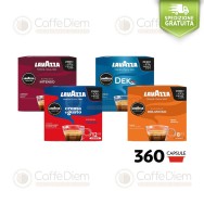 Lavazza A Modo Mio 10 Box of 36 Coffee Capsules tasting Kit