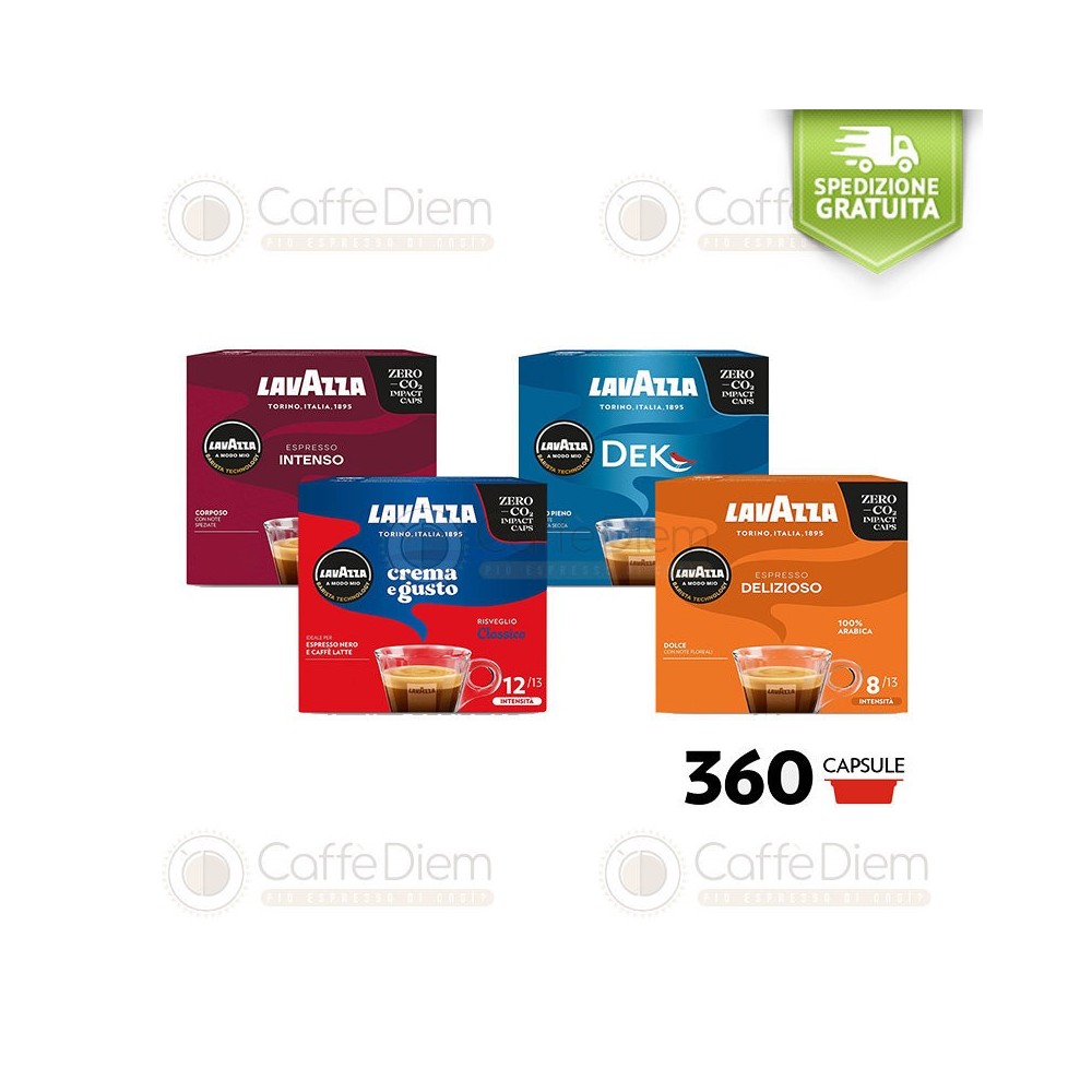 Kit Degustazione Prezzo Lavazza A Modo Mio 360 Capsule