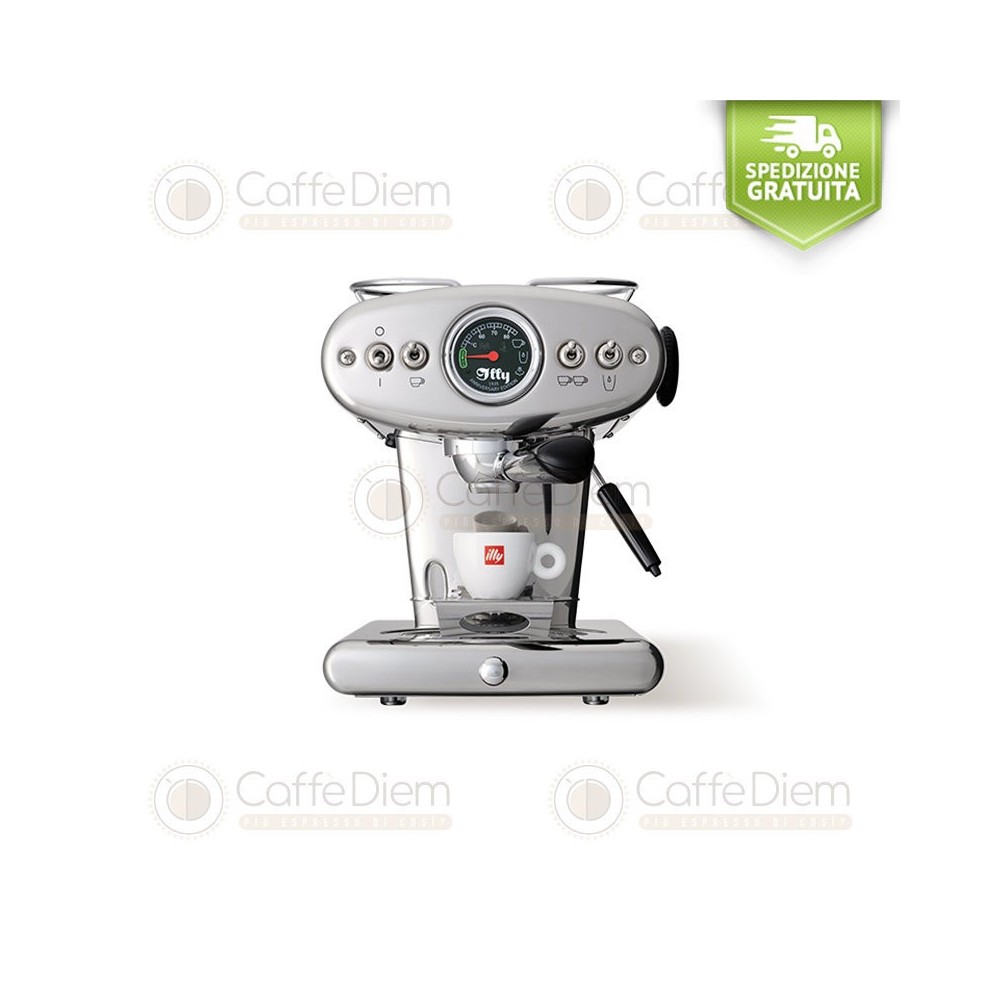 Macchina Caffè a Cialde e Macinato illy X1 con Vapore