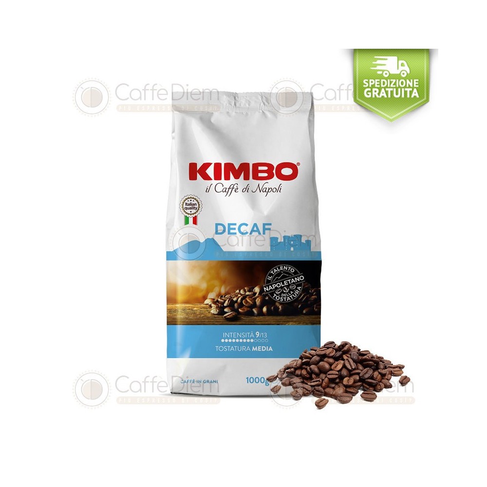 Caffè in grani Kimbo Decaffeinato