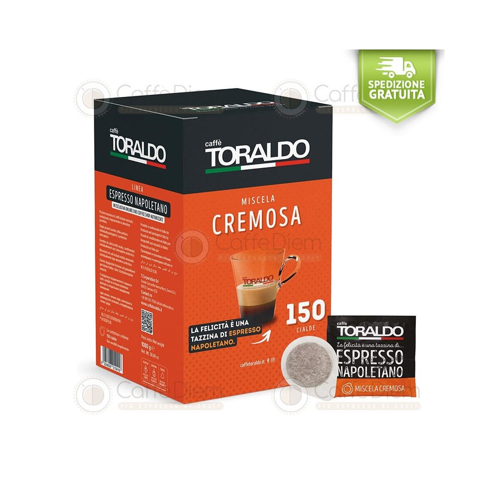 Offerta Cialde Caffè Toraldo Cremoso 600
