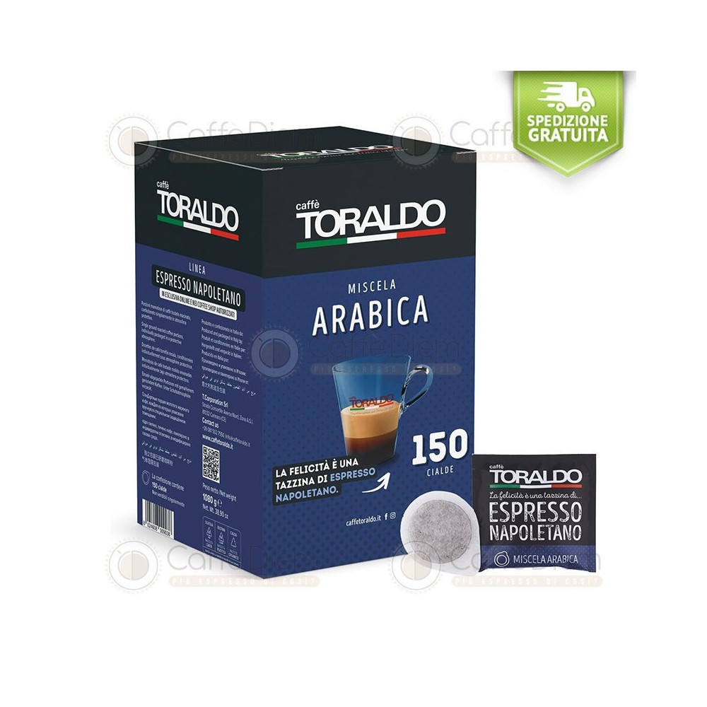 Offerta Cialde Caffè Toraldo Arabica 600