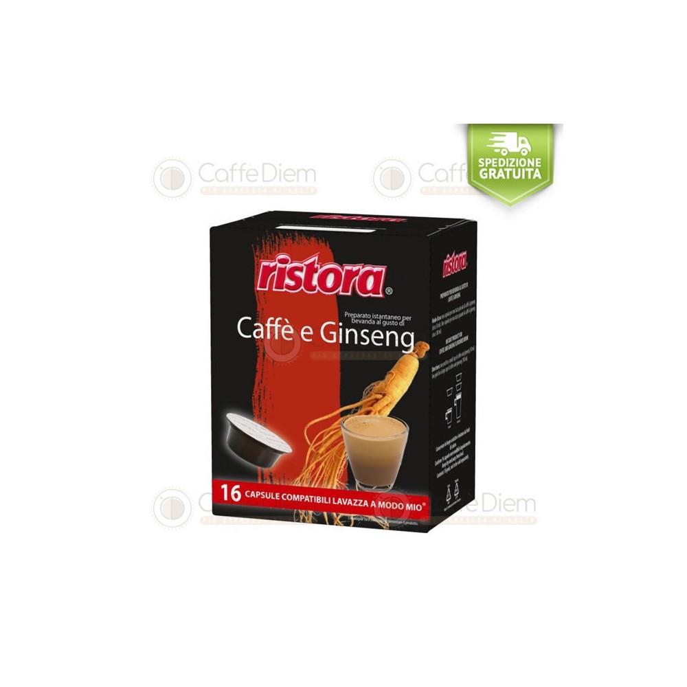 Capsule Cialde Ristora Ginseng per Lavazza A Modo Mio