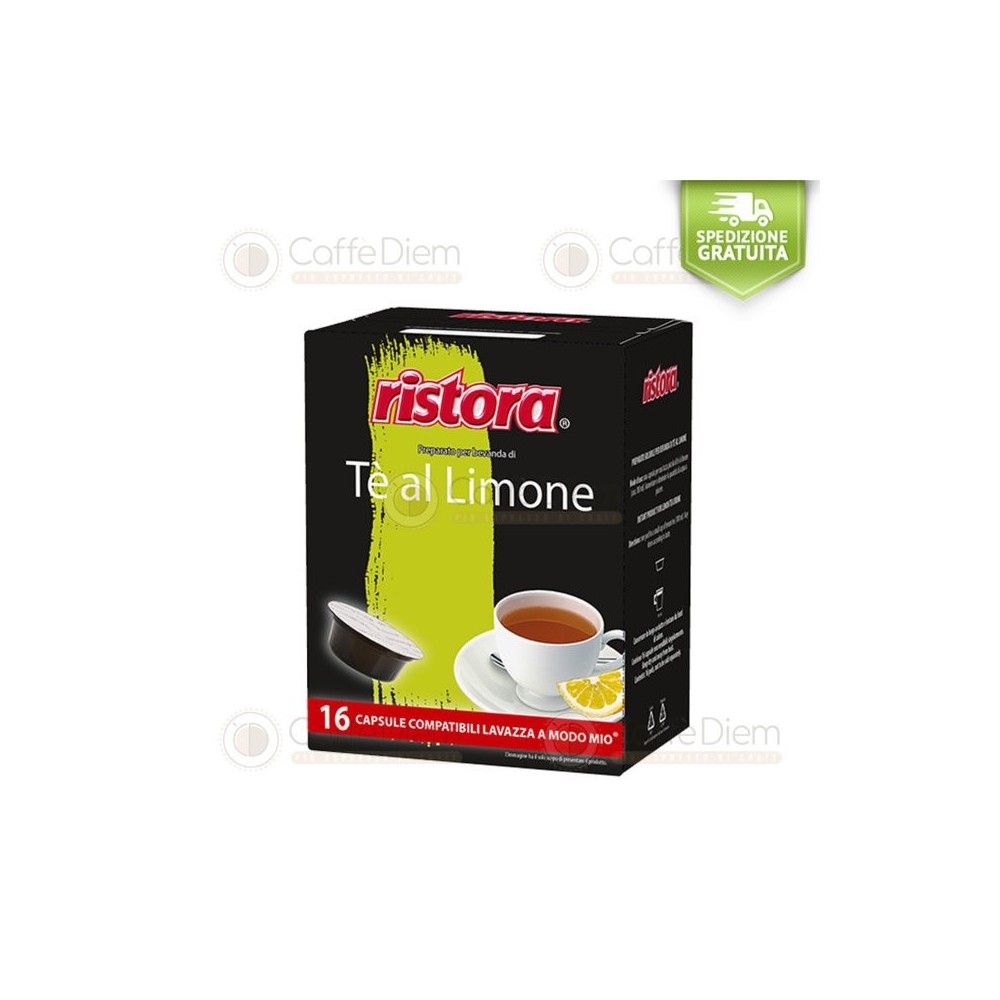 Capsule Cialde Ristora Tè Limone per Lavazza A Modo Mio