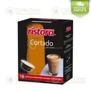 Original Ristora Cortado Coffee Capsules for Lavazza A Modo Mio Espresso Machine | Caffè Diem