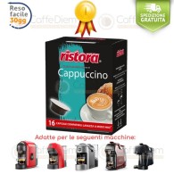 Capsule Cialde Ristora Cappuccino compatibili Lavazza A Modo Mio