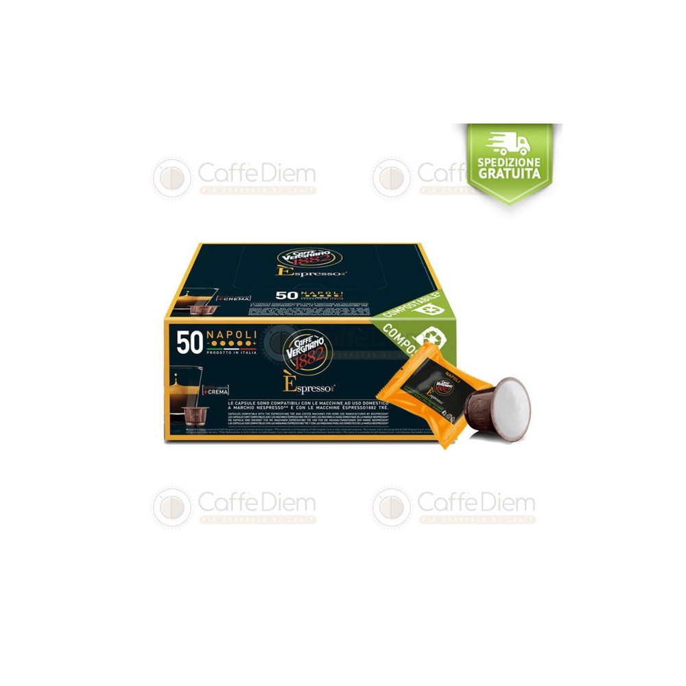 Vergnano capsule compatibili Nespresso compostabili Napoli
