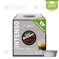 Capsule Compostabili Vergnano 128 INTENSO Compatibili Lavazza* A Modo Mio*
