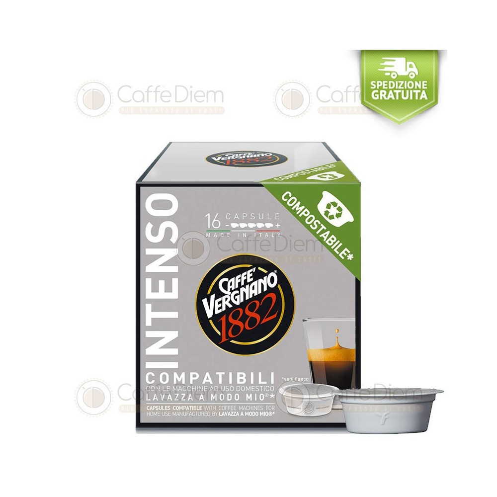 VERGNANO A MODO MIO INTENSO CAPSULE CIALDE