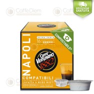 Capsule Compostabili Vergnano 128 NAPOLI Compatibili Lavazza* A Modo Mio*