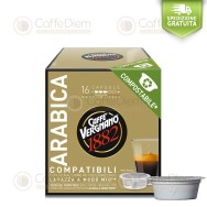 Capsule Compostabili Vergnano 128 ARABICA Compatibili Lavazza* A Modo Mio*