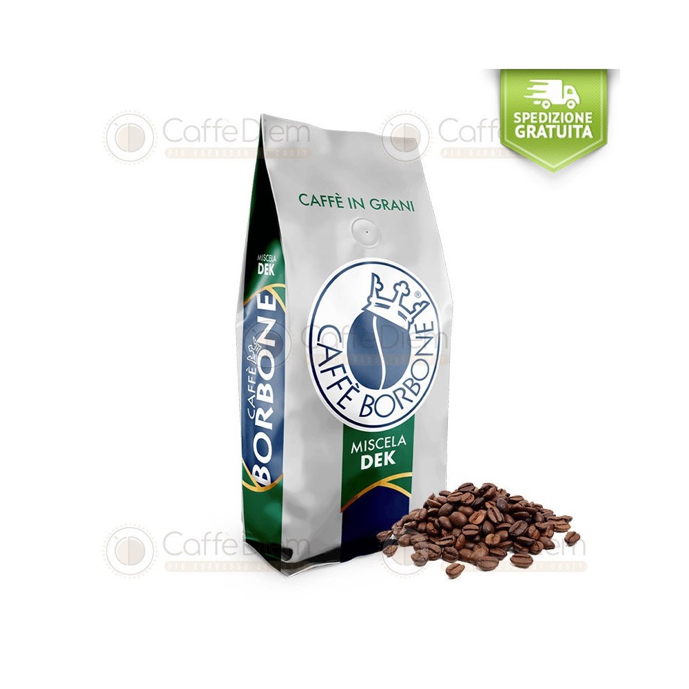Caffè in Grani Borbone Miscela Dek Decaffeinato 3Kg
