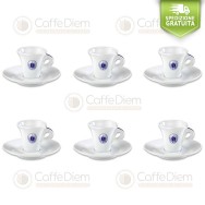 Tazzine e Piattini da Caffè Borbone in Ceramica