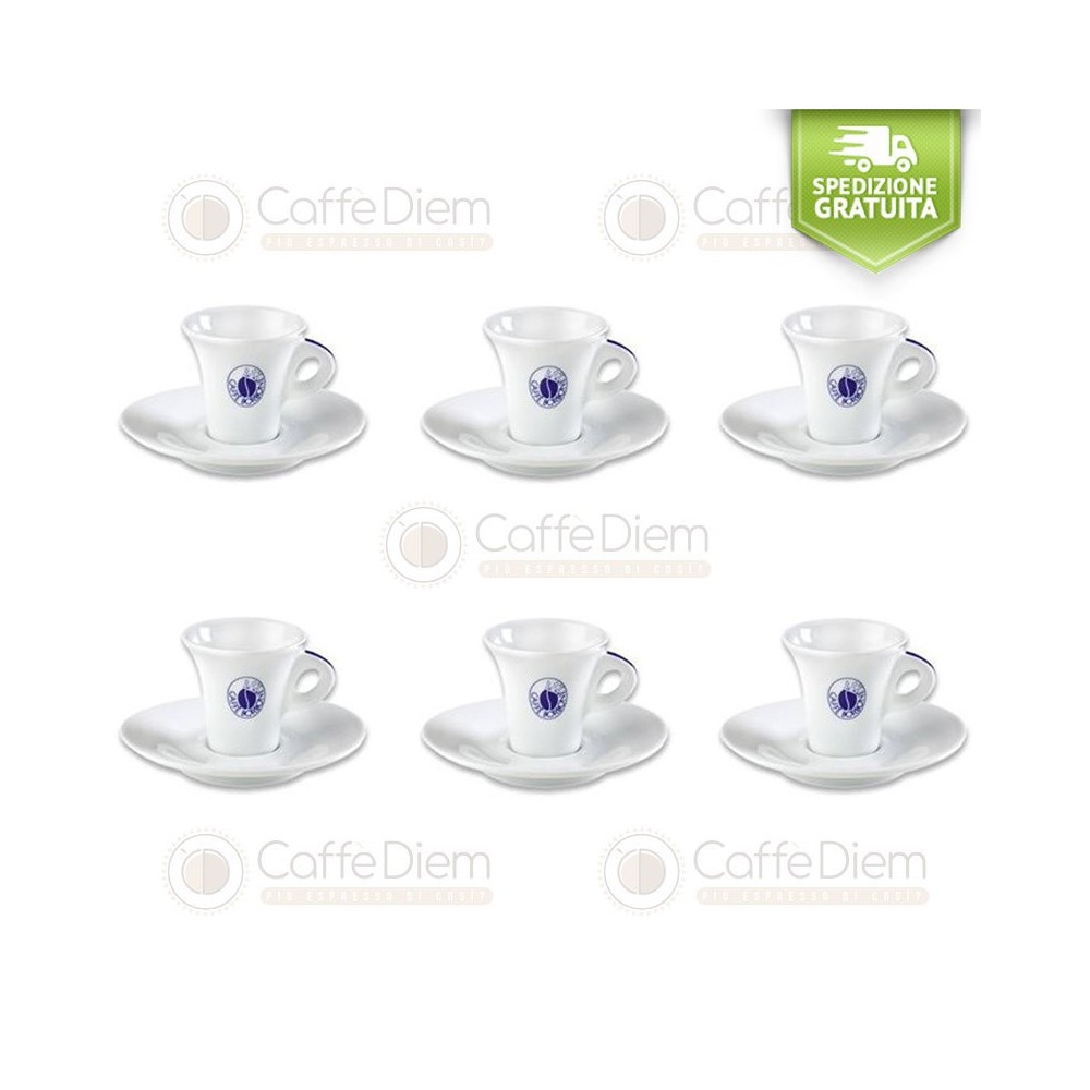 Tazzine e Piattini da Caffè Borbone in Ceramica