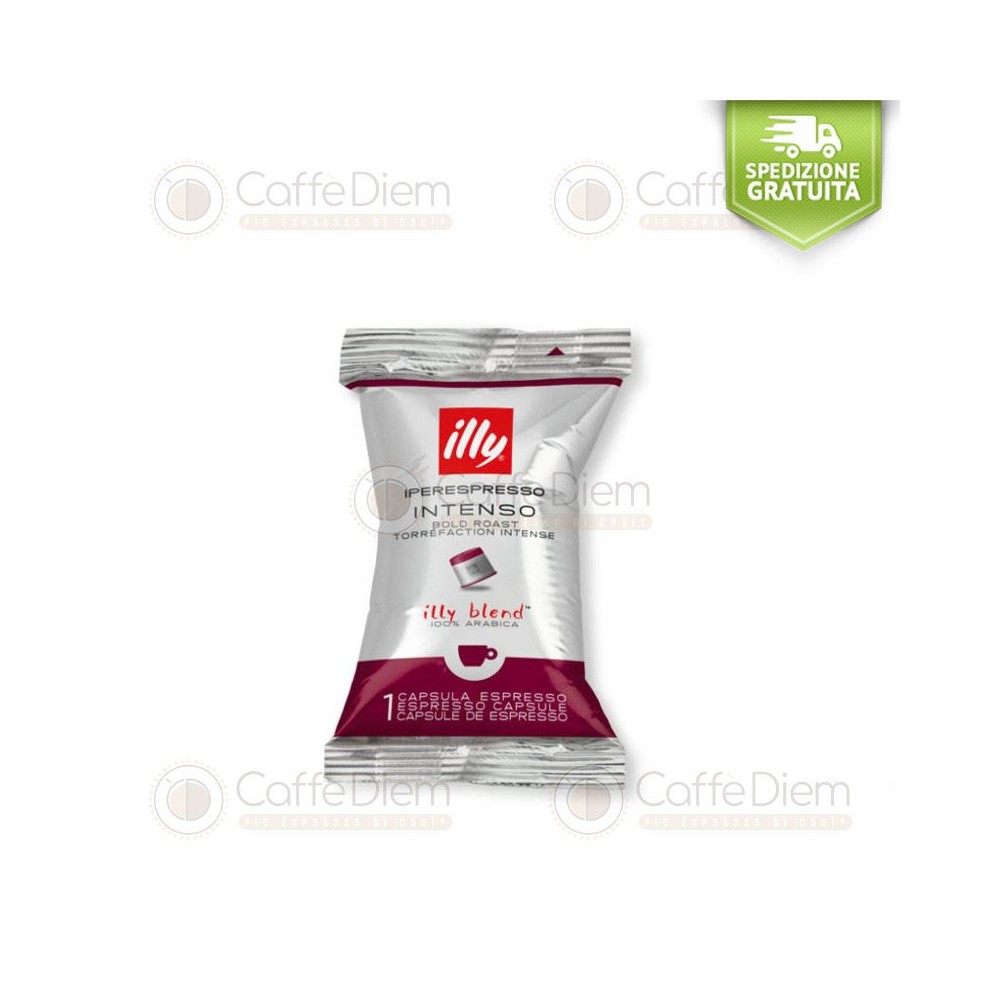 illy iperespresso 100 Coffee Capsules Intenso in FLOWPACK
